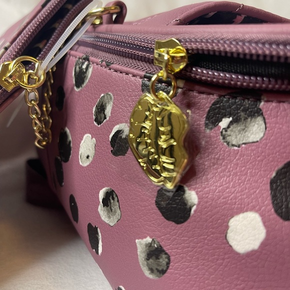 Betsey Johnson mauve with gold colored hardware, NWT - Picture 9 of 15